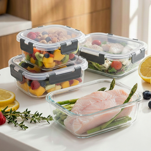 Borosilicate Glass Food Storage Container