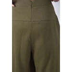 (S) if n高腰寬鬆綠色長褲二手衣, , large