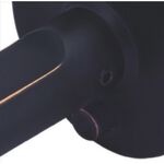 水平鎖 加安牌 台灣製 門鎖 古紅銅 LA2X70G 浴廁鎖 圓套盤 方套盤 內側為按鈕, , large