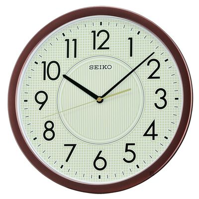 SEIKO 精工 夜光面盤大數字掛鐘 時鐘-36.1cm QXA629B