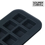 官方直營【Souper Cubes】 多功能食品級矽膠保鮮盒_曜石灰2件組(6格+10格), , large