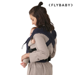 Flybaby 輕便透氣嬰兒揹巾_牛津藍, , large