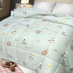 INDIAN_針織雲朵棉可水洗雙人四季被-森林秘境, , large