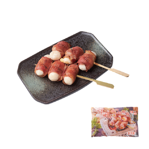 Bacon Cheese Mochi Skewers
