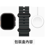 Apple Watch Ultra 3 LTE 49mm 黑色鈦金屬錶殼黑色海洋錶帶 M/L (2025) _ 台灣公司貨 ＋ 專用 (錶貼 & 錶套), , large