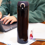 [ Caldo卡朵 ] 曖曖內含光彈蓋不鏽鋼保溫瓶 500ml-靜謐黑, , large