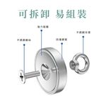 強力磁吸吊環扣 耐重 O型環 吊環磁鐵 釹鐵硼 強磁 吸磁 圓形 強磁掛環 吊環 強力磁鐵 打撈磁鐵 露營用, , large