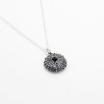 【Angel & Me】Sea urchin s925 sterling silver necklace ocean animal gift, , large