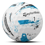 TaylorMade SpeedSoft Ink Golf Balls – 12-Pack | Blue Edition, , large