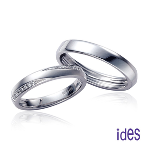 [ides愛蒂思] 深情承諾系列 情人對戒/結婚對戒 (戒圍請於訂單備註)