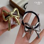 【Gulicc 】古莉可 髮圈 簡約蝴蝶結 氣質甜心髮圈, , large