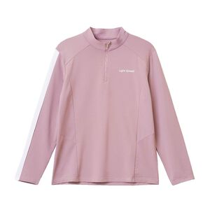 女機能長袖運動衫-粉色M