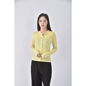 (S) 羊毛純羊毛黃色長袖上衣二手衣,  (S) 羊毛純羊毛黃色長袖上衣二手衣