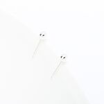 【Angel & Me】簡約 4mm 正圓 圓珠 球 Ball 一對 s925 純銀 耳環 耳夾 禮物, , large