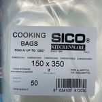 SICO舒肥專用耐熱120度真空包裝袋15x35cm 20x30cm 25x35cm 厚90μ(50個/包), , large