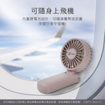 【aibo】雙扇葉折疊頸掛/手持兩用風扇-HA-FAN1146-G可可灰, , large