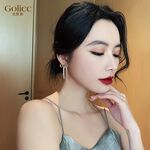 【Gulicc 】古莉可 耳環 蝴蝶結長款流蘇耳環, , large