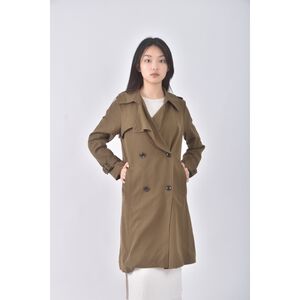 (S) lowrys farm質感風衣綠色外套二手衣