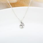 【Angel & Me】Break Baby Bird Egg s925 sterling silver necklace Birthday gift, , large