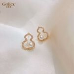 【Gulicc】古莉可 耳環 珍珠葫蘆, , large