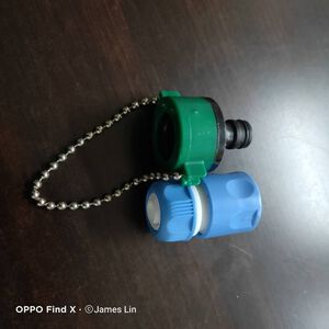 GS MALL 台灣製造 一組2入 水龍頭鍊條接頭 水管 快速接頭 水龍頭 鍊條接頭 鍊條 園藝 水料