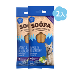 【倆寶貝精品館】Soopa舒趴 生機狗點心潔牙棒系列(多種口味)100gｘ2入, , large