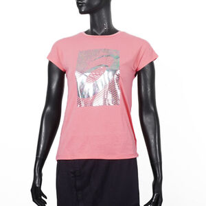 Asics T-Shirts 女 短袖 T恤 運動 透氣 吸濕 排汗 粉 [2032A338-700]