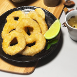 Vegan Rouge Shrimp/Mutton Stew/Medicinal Chicken/Fried Squid Rings, , large