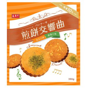 盛香珍煎餅交響曲(花生+綠藻)390g