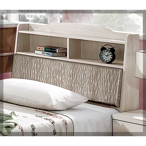 【唯熙傢俱】肯尼斯鋼刷白3.5尺床頭箱