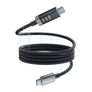 CUKTECH 酷態科 240W Type-C 磁吸版 編織數顯 OLED 電能線 1.5M (CMC615P)