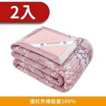 [CINN Official] Nano Far Infrared Blanket – Japanese Snow Branch Design｜Autumn/Winter｜5×7 ft (2-Pack), , large