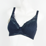 [WINIBRA] Made in Taiwan, Diamond Garden Soft Underwire, Skin-Friendly Bra, Cup Sizes C~G, Sweetheart Pink, Size C (32), , large