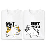 JZ TEE Husky & Cat - GET YOU Graphic Tee, , large