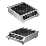 HANABISHI 花菱 220V 全不鏽鋼商用電磁爐 HCS-3300, , large