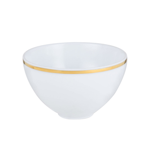 LEGLE - Auspicious-shaped Soup Bowl with Gold Ridge