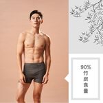 【現貨】MIT台灣製貝柔 全竹炭纖維男內褲 平口褲 P8754, , large