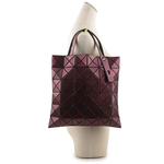 ISSEY MIYAKE BAO BAO Lucent 6x6 金屬感設計托特包/酒紅色, , large
