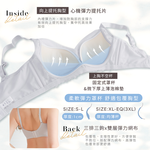 【Clany可蘭霓】 微醺柔霧｜無鋼圈涼感蕾絲內衣 台灣製包覆透氣 (M-3XL/大尺碼) 柔感灰 8083-61, , large