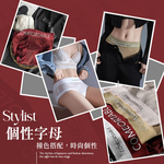 [夢巴黎] 字母蕾絲內褲 內褲女 中腰內褲 無痕內褲 女生內褲 收復內褲 透氣內褲 三角內褲 大尺碼 加長底襠, , large