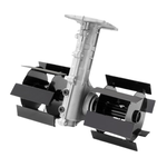 小型鬆土機配件-9CM中直刀除草輪26x7齒, , large