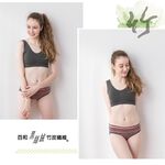 【現貨】MIT台灣製內褲 竹炭抗菌內褲 條紋 中腰 低腰 三角褲 竹炭內褲 P23936 P23935, , large