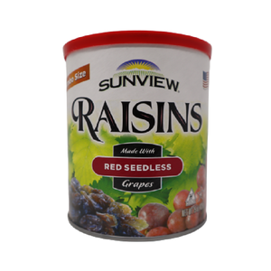 Red seedless jumbo size raisins