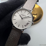 [星晴錶業]COACH手錶,36mm,CH00245白色錶面銀錶殼銀色真皮皮革錶帶款, , large
