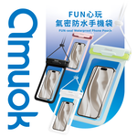 【amuok】FUN-seal Waterproof Phone Pouch(Black), 夏莓暮光, large