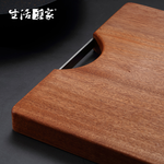 SHCJ長方形砧板【多款可選】烏檀木加厚 廚房料理 食材切剁 高密度硬度佳, , large