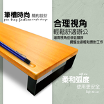 金德恩 GS MALL 台灣製造 雙槽置物增高電腦螢幕架 桌上架 收納架 電腦架 增高架 鍵盤架 主機架 螢幕架 電腦架, , large