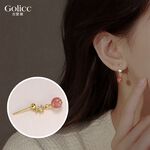 【Gulicc】古莉可 耳環 小巧招桃花草莓晶耳環, , large