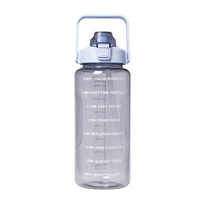 Transparent sports bottle