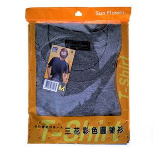 三花彩色圓領衫-顏色隨機出貨<M>
